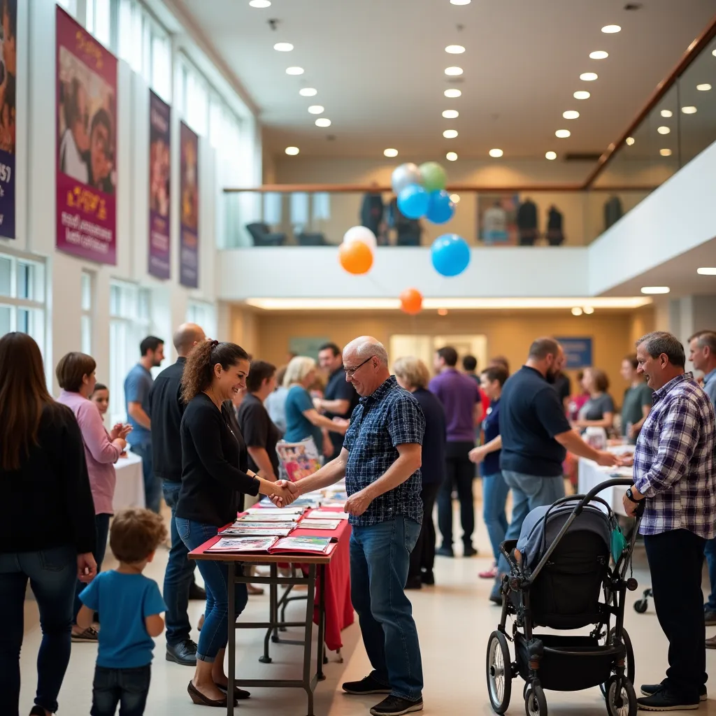 Młodzież rozmawiająca z doradcą w przestrzeni konsultacyjnej.